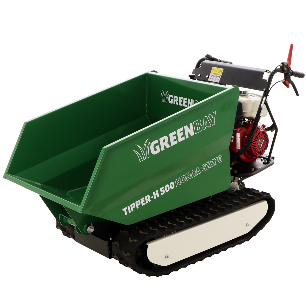brouette à chenilles dumper greenbay tipper h 500 moteur honda gx270