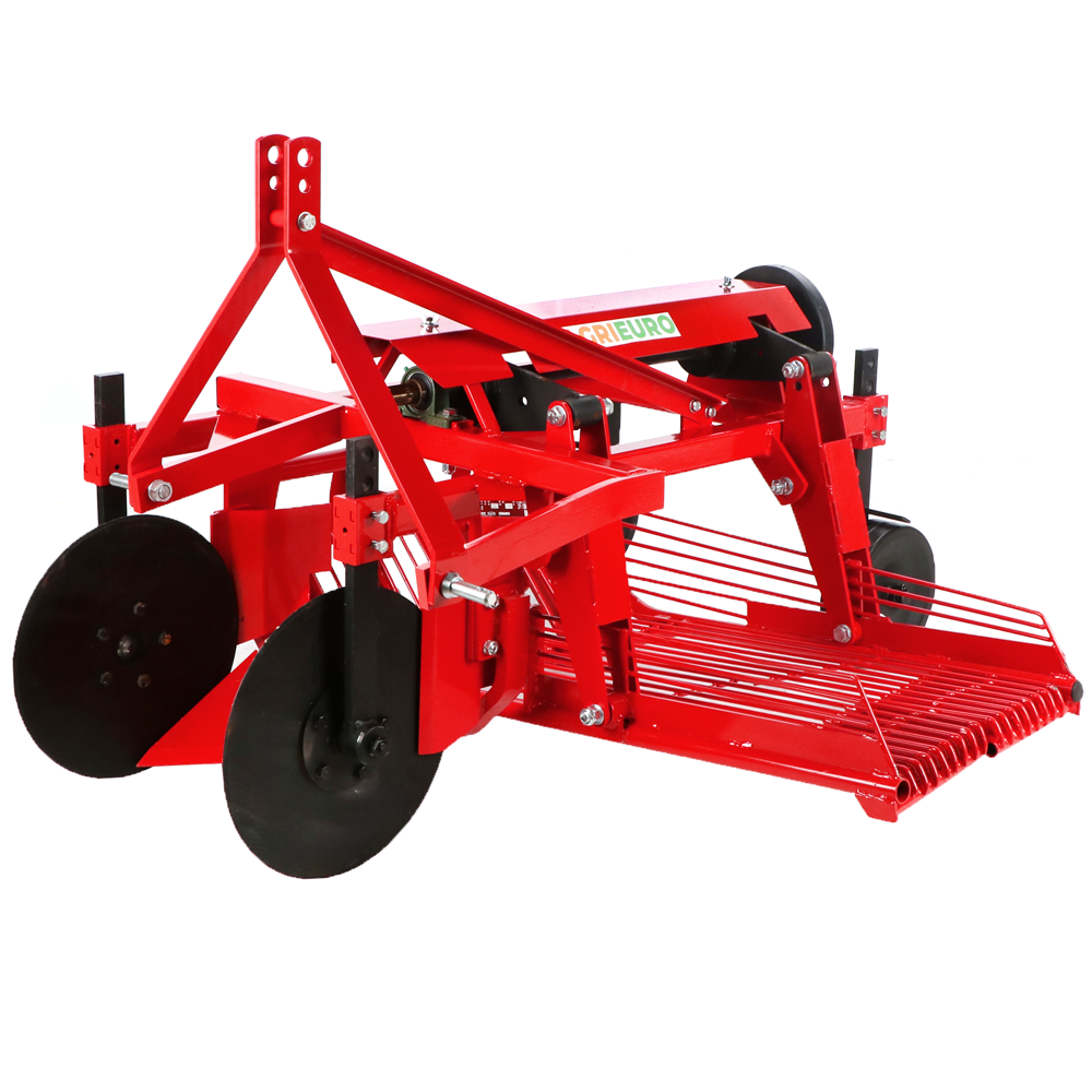 top line dm 100 arracheuse de pommes de terre avec éjection latérale pour tracteur tamis vibrant