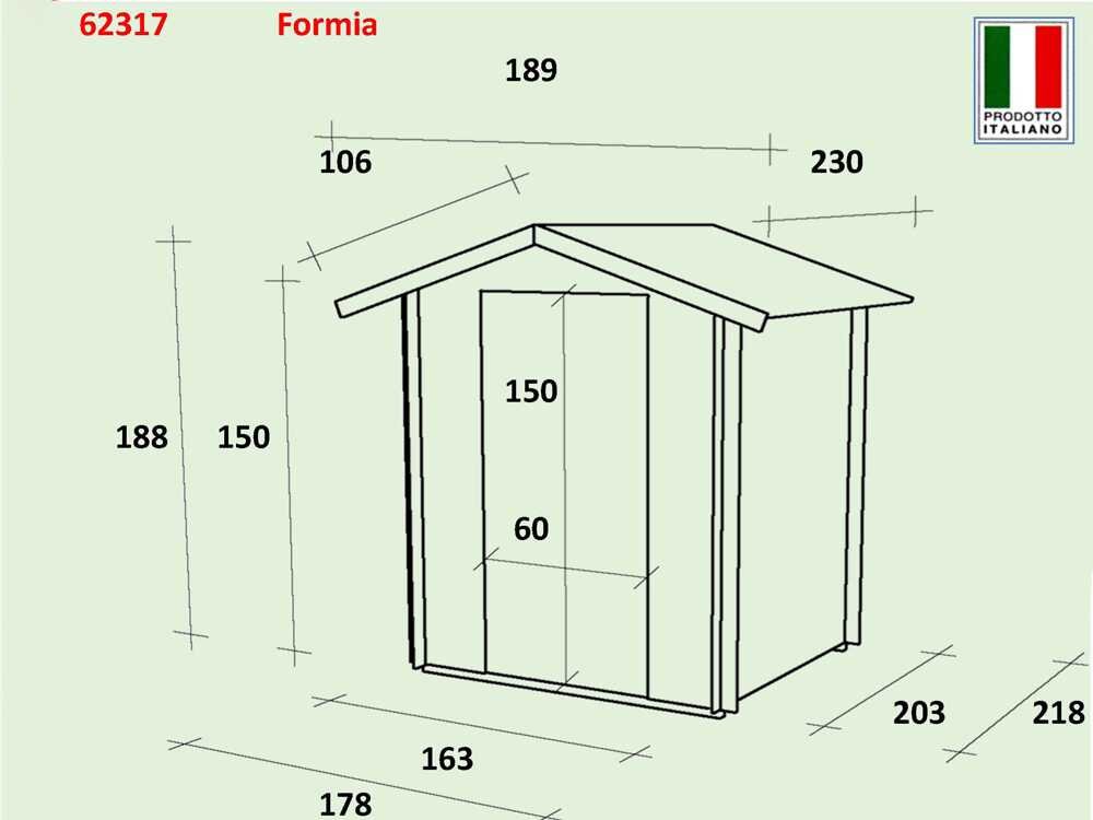 alce formia 178x218 abri de jardin en bois avec toit à deux versants 178x218x188 cm alce formia 178x218 abri de jardin en bois avec toit à deux versants 178x218x188 cm