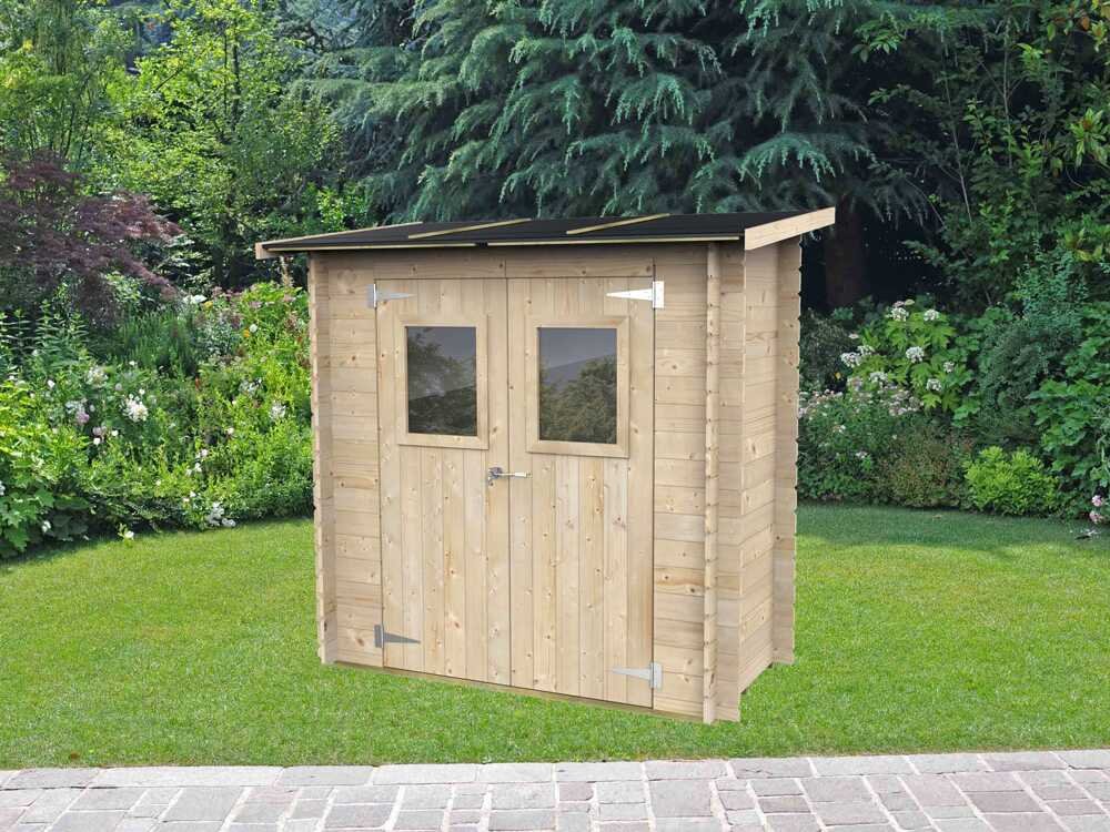 alce hobby 198x98 abri de jardin en bois avec fenêtres à l'avant 198x98x197 cm alce hobby 198x98 abri de jardin en bois avec fenêtres à l'avant 198x98x197 cm