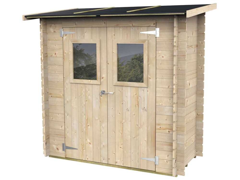 alce hobby 198x98 abri de jardin en bois avec fenêtres à l'avant 198x98x197 cm alce hobby 198x98 abri de jardin en bois avec fenêtres à l'avant 198x98x197 cm