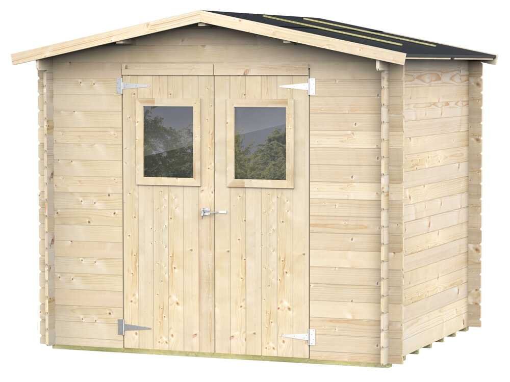 alce hobby 248x198 abri de jardin en bois avec fenêtres et porte à double battant 248x198x217 cm alce hobby 248x198 abri de jardin en bois avec fenêtres et porte à double battant 248x198x217 cm