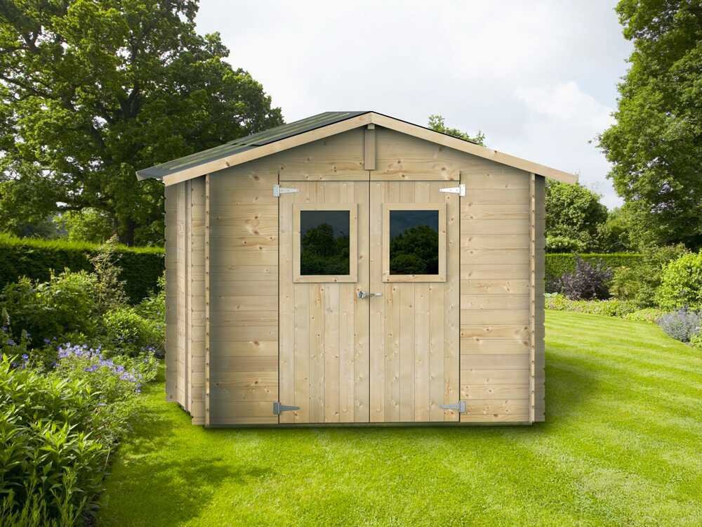 alce hobby 248x248 abri de jardin en bois avec fenêtres et porte à double battant 248x248x217 cm alce hobby 248x248 abri de jardin en bois avec fenêtres et porte à double battant 248x248x217 cm