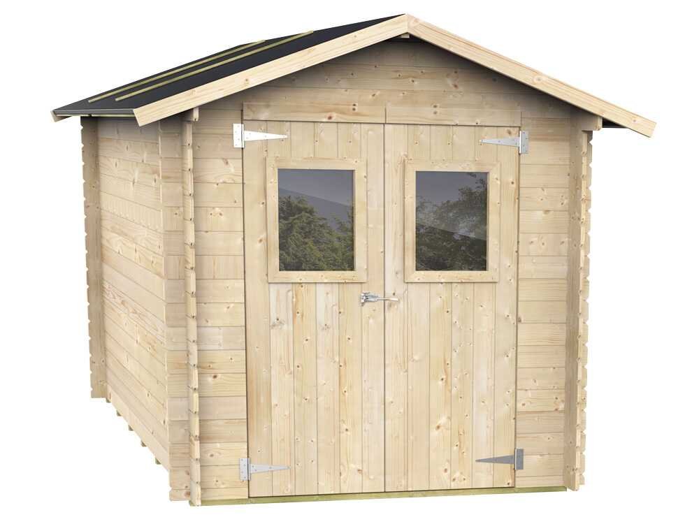 alce roby 198x198 abri de jardin en bois avec fenêtres et porte à double battant 198x198x215 cm alce roby 198x198 abri de jardin en bois avec fenêtres et porte à double battant 198x198x215 cm