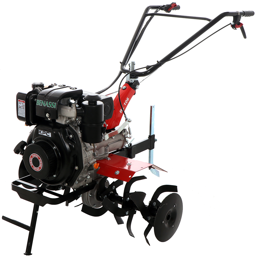 benassi bl106kd motobineuse diesel 7 cv moteur kpc kd178fe 269 cm3