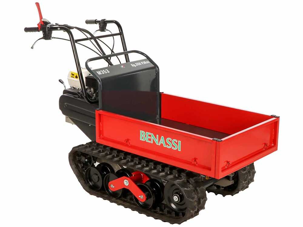benassi m353h brouette à moteur extensible sur chenilles capacité 350 kg benassi m353h brouette à moteur extensible sur chenilles capacité 350 kg