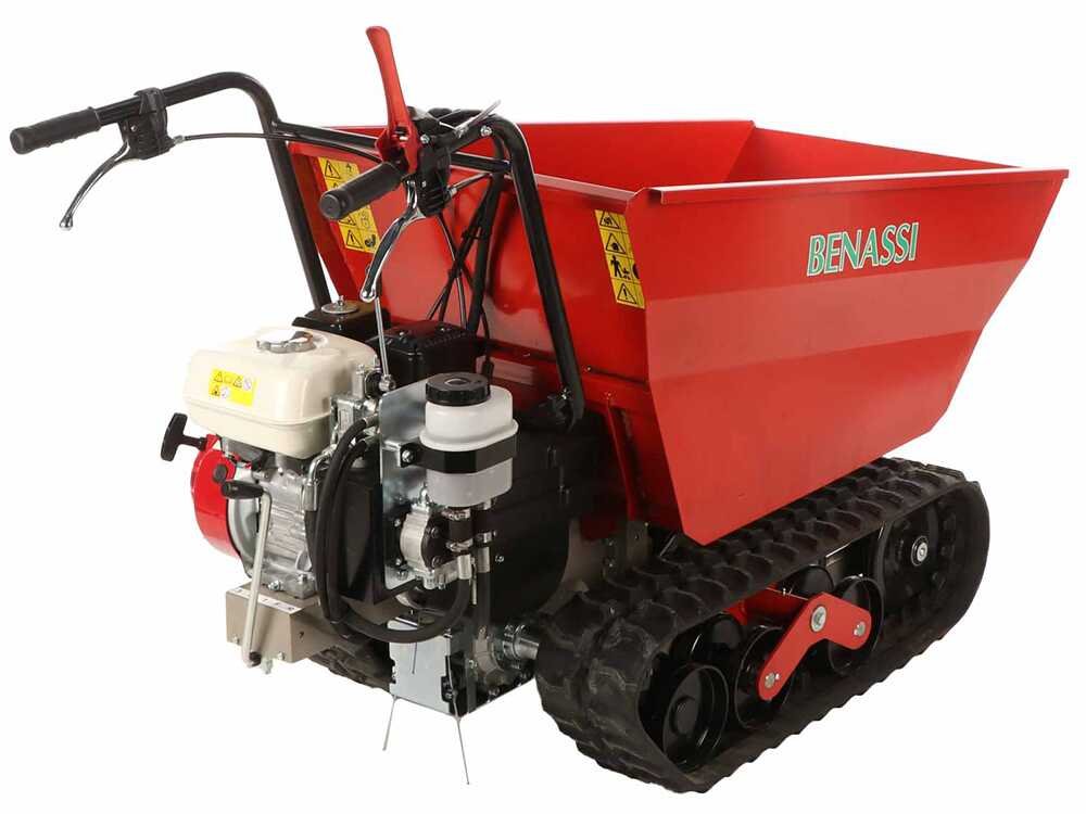 benassi m503dh brouette à chenilles benne dumper hydraulique capacité 550 kg benassi m503dh brouette à chenilles benne dumper hydraulique capacité 550 kg