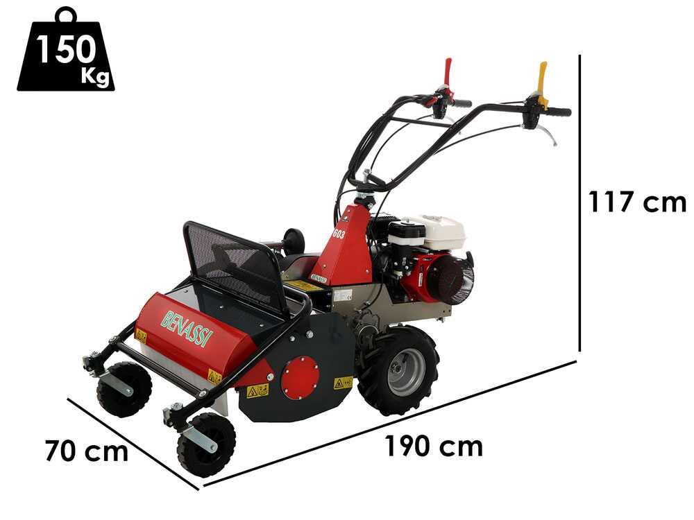 benassi t603 tondeuse débroussailleuse professionnelle à couteaux honda gx200 benassi t603 tondeuse débroussailleuse professionnelle à couteaux honda gx200