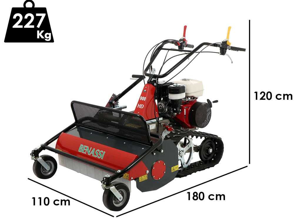 benassi t900hd tondeuse débroussailleuse professionnelle à couteaux à chenilles honda gx390 benassi t900hd tondeuse débroussailleuse professionnelle à couteaux à chenilles honda gx390