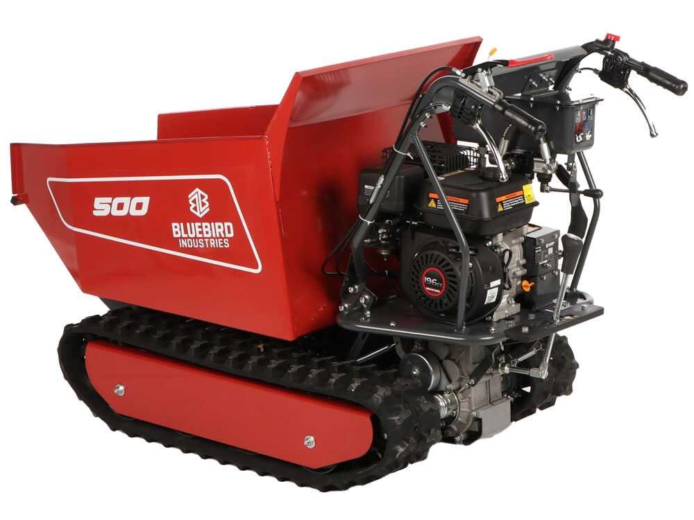 blue bird carrier 500 dh brouette à moteur à chenilles benne dumper capacité 500 kg blue bird carrier 500 dh brouette à moteur à chenilles benne dumper capacité 500 kg
