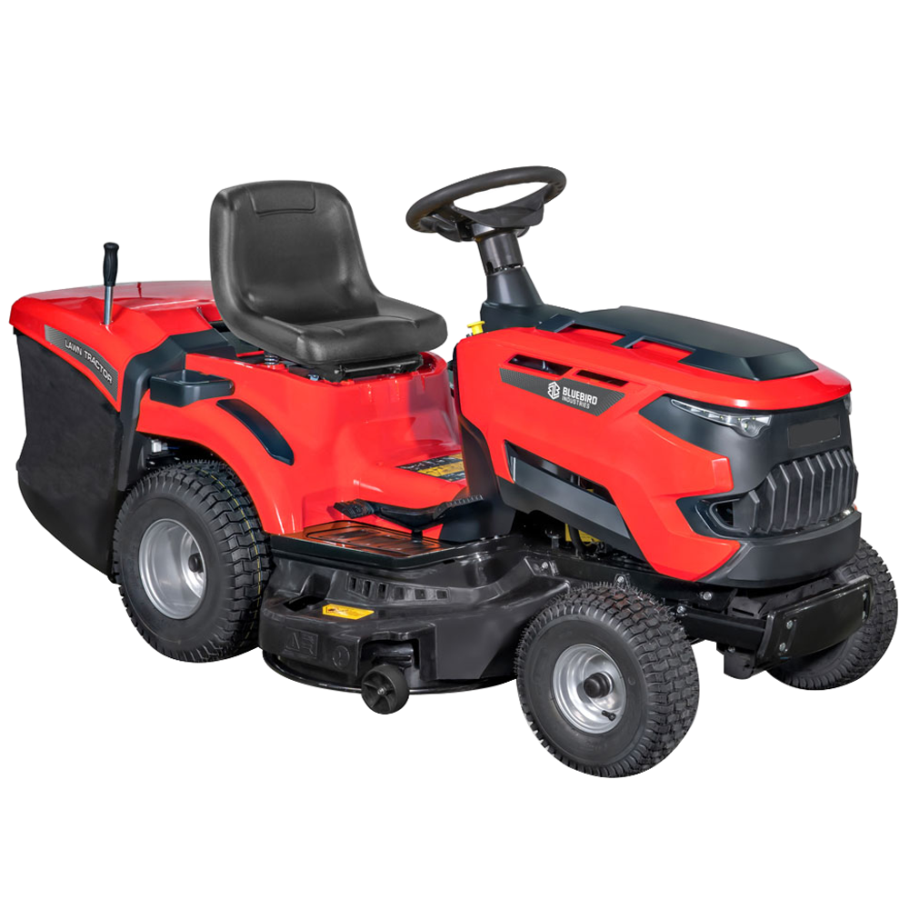 blue bird lt c 86h tondeuse autoportée avec boîte hydrostatique bac de ramassage 245 l