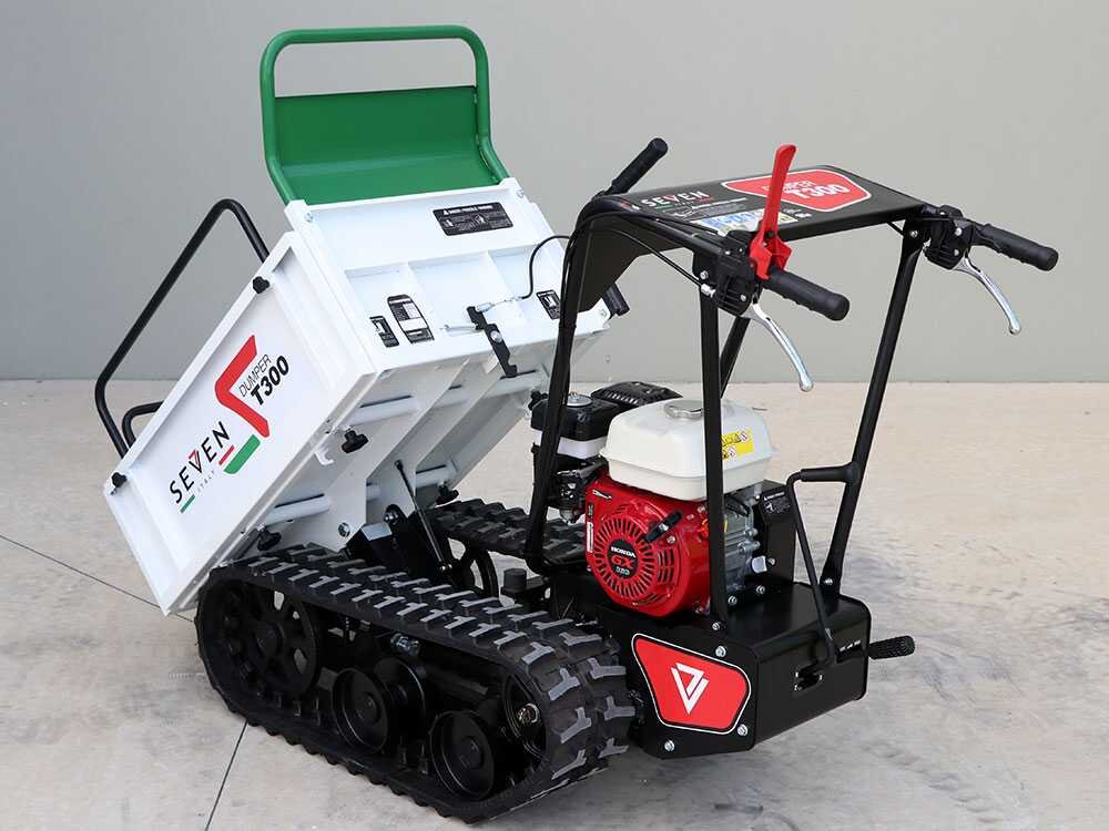 brouette à chenilles seven italy t300 gx benne extensible capacité de charge 300 kg brouette à chenilles seven italy t300 gx benne extensible capacité de charge 300 kg