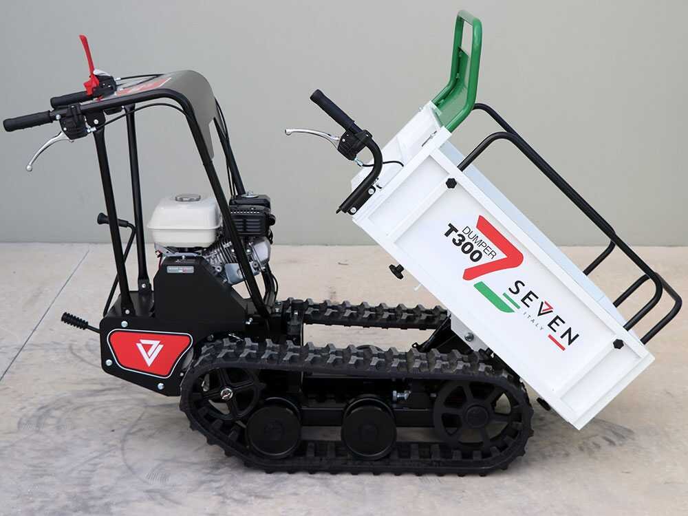 brouette à chenilles seven italy t300 gx benne extensible capacité de charge 300 kg brouette à chenilles seven italy t300 gx benne extensible capacité de charge 300 kg