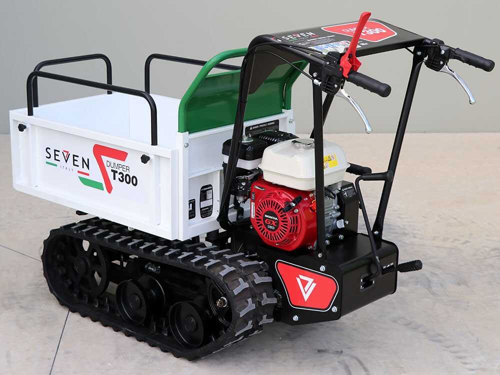 brouette à chenilles seven italy t300 gx benne extensible capacité de charge 300 kg brouette à chenilles seven italy t300 gx benne extensible capacité de charge 300 kg