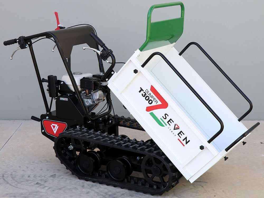 brouette à chenilles seven italy t300 gx e benne extensible charge 300 kg brouette à chenilles seven italy t300 gx e benne extensible charge 300 kg