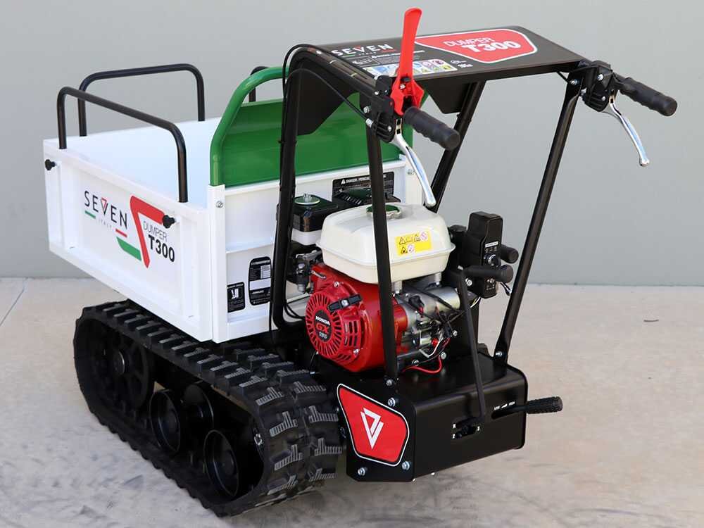 brouette à chenilles seven italy t300 gx e benne extensible charge 300 kg brouette à chenilles seven italy t300 gx e benne extensible charge 300 kg