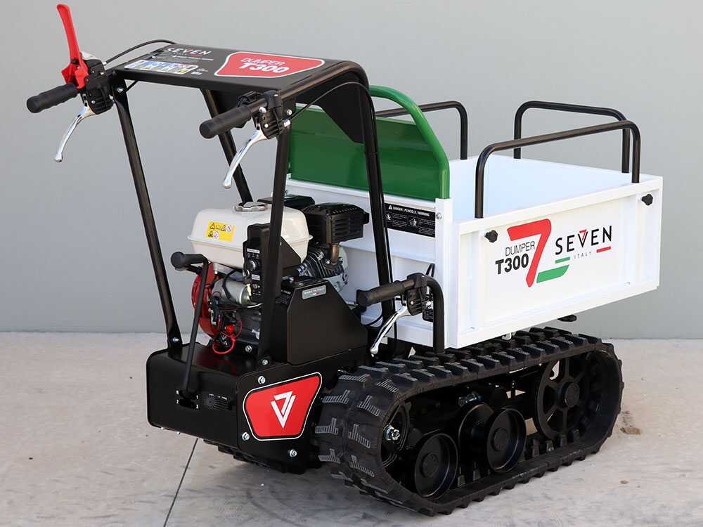brouette à chenilles seven italy t300 gx e benne extensible charge 300 kg brouette à chenilles seven italy t300 gx e benne extensible charge 300 kg
