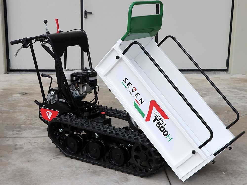 brouette à chenilles seven italy t500h gx benne extensible capacité 500 kg brouette à chenilles seven italy t500h gx benne extensible capacité 500 kg