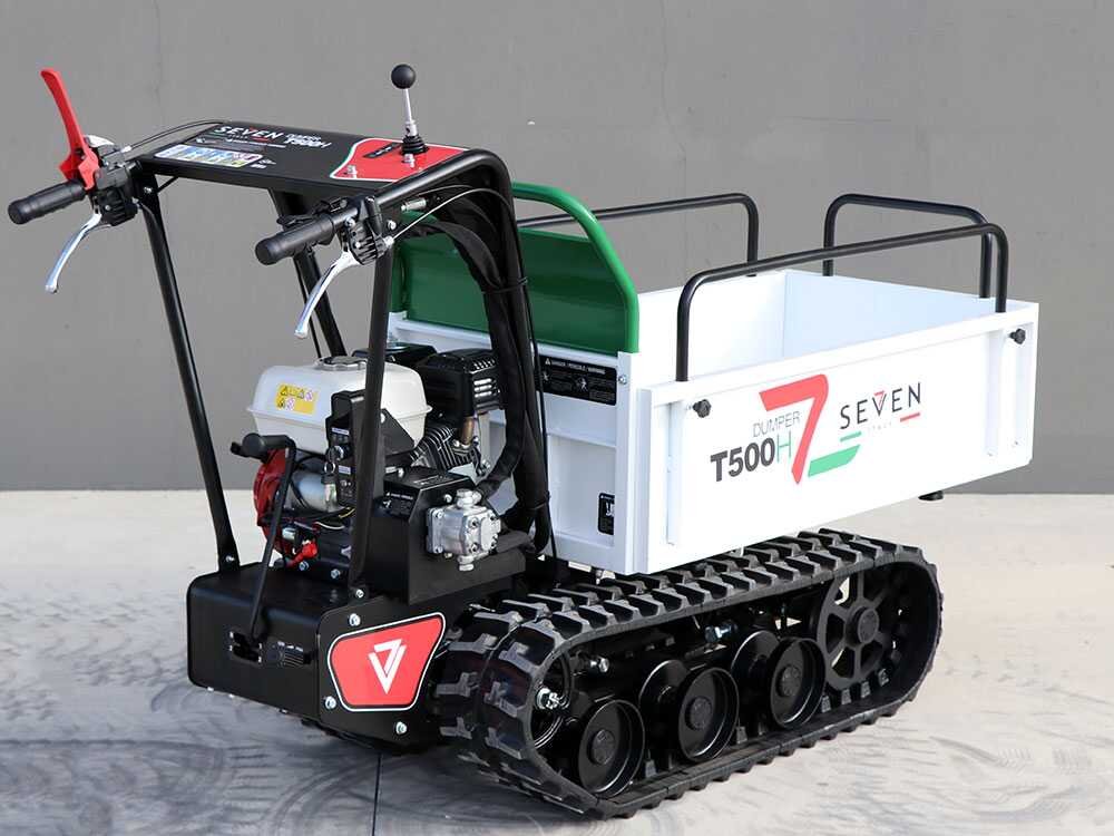 brouette à chenilles seven italy t500h gx e benne extensible charge 500 kg brouette à chenilles seven italy t500h gx e benne extensible charge 500 kg