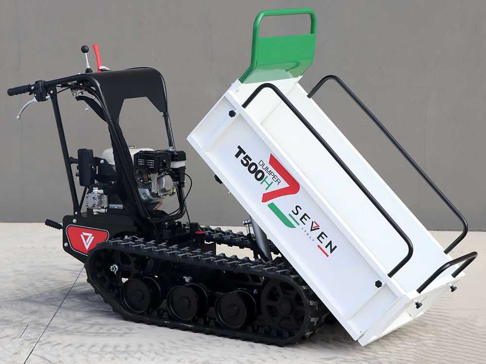 brouette à chenilles seven italy t500h gx e benne extensible charge 500 kg brouette à chenilles seven italy t500h gx e benne extensible charge 500 kg