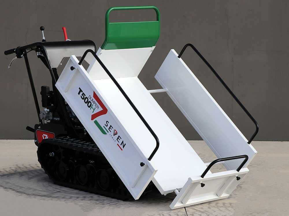 brouette à chenilles seven italy t500h gx e benne extensible charge 500 kg brouette à chenilles seven italy t500h gx e benne extensible charge 500 kg