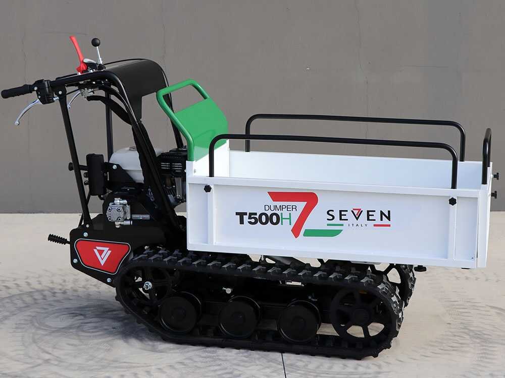 brouette à chenilles seven italy t500h gx e benne extensible charge 500 kg brouette à chenilles seven italy t500h gx e benne extensible charge 500 kg