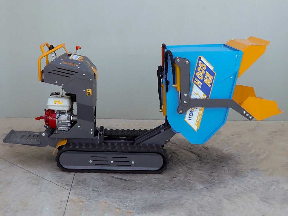brouette motorisée euromech em500h dump & shovel benne dumper hydraulique 500 kg avec pelle brouette motorisée euromech em500h dump & shovel benne dumper hydraulique 500 kg avec pelle