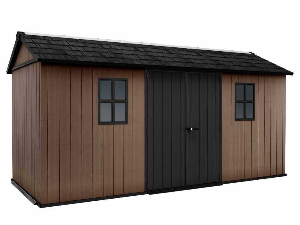 keter newton plus 7515/1575 abri de jardin avec porte à double battant et fenêtres 230 x 476 x 246 cm keter newton plus 7515/1575 abri de jardin avec porte à double battant et fenêtres 230 x 476 x 246 cm