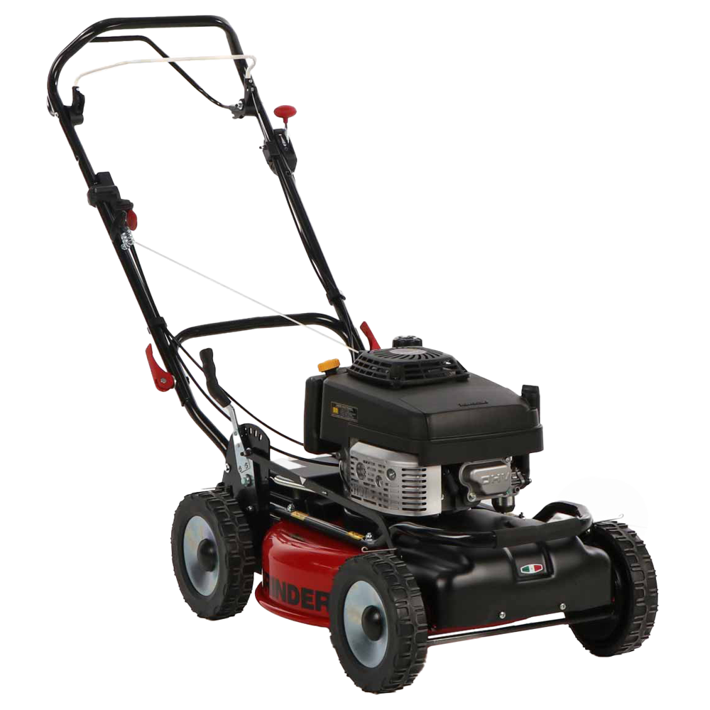 marina systems grinder 4x4 skw tondeuse à gazon thermique tractée moteur kawasaki fj180v coupe de 52 cm