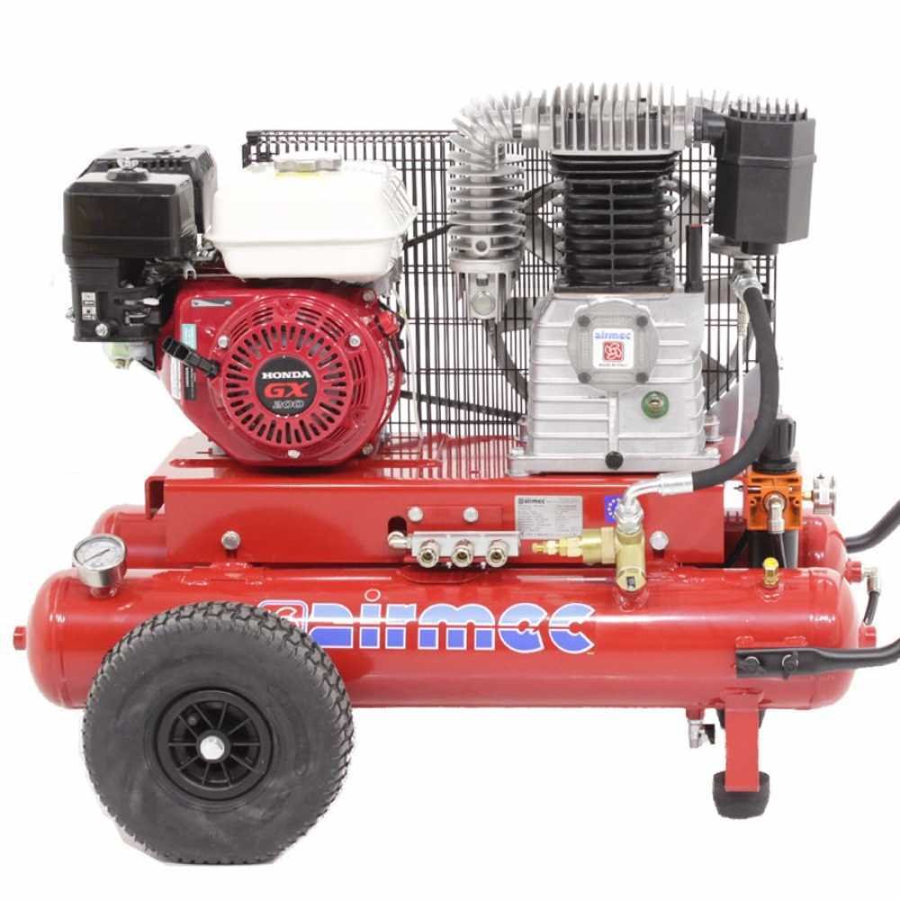 motocompresseur airmec teb 34/680 k25 ho (680 l/min) moteur honda gx 200