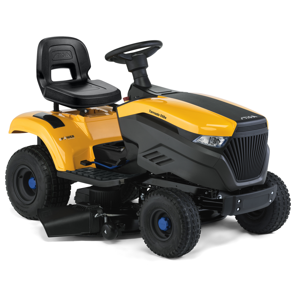 stiga tornado 598e moteur électrique à batterie 48v/40ah Éjection latérale