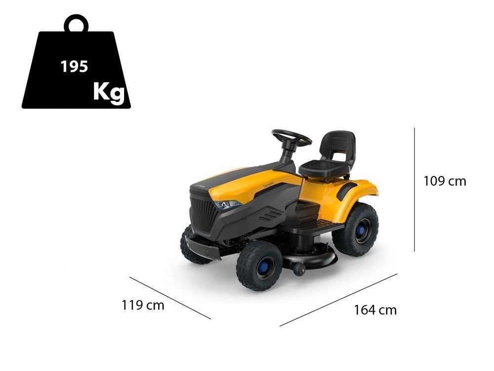 tracteur tondeuse à batterie stiga tornado 7108e moteur électrique à batterie 48v/64ah éjection latérale tracteur tondeuse à batterie stiga tornado 7108e moteur électrique à batterie 48v/64ah éjection latérale
