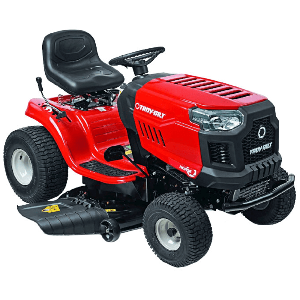 troy bilt bronco 107t s tracteur tondeuse transmission continue cvt éjection latérale