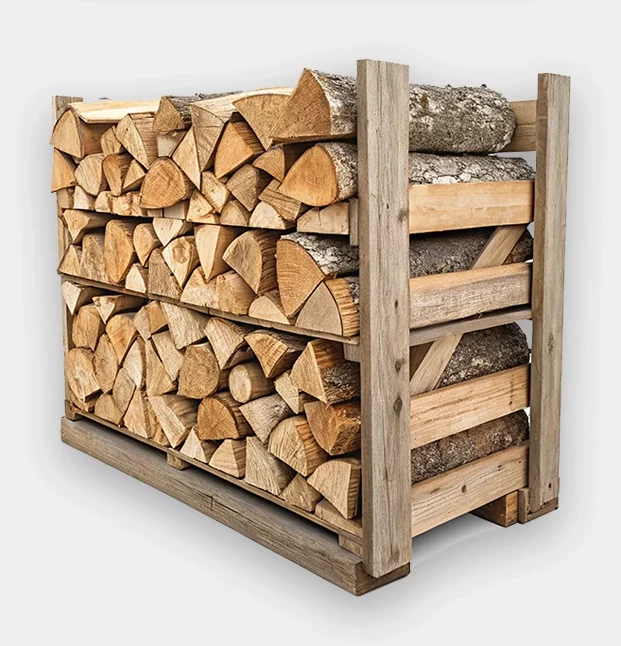 Bois de Chauffage Conditionné en Palettes - 50 cm