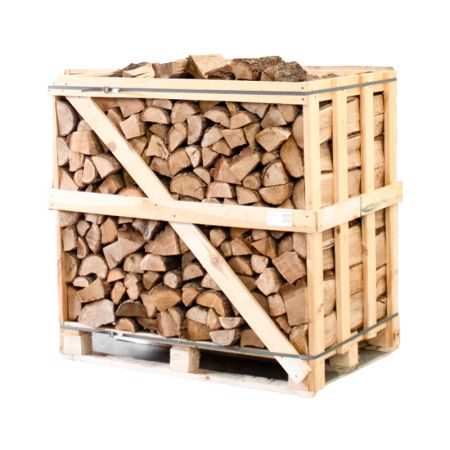 Accueil Demi-palette de bois de chauffage en chêne séché au four 25cm