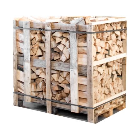 Demi-palette de bois de chauffage hêtre au four
