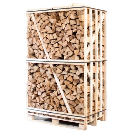 Palette de bois de chauffage en hêtre séché au four
