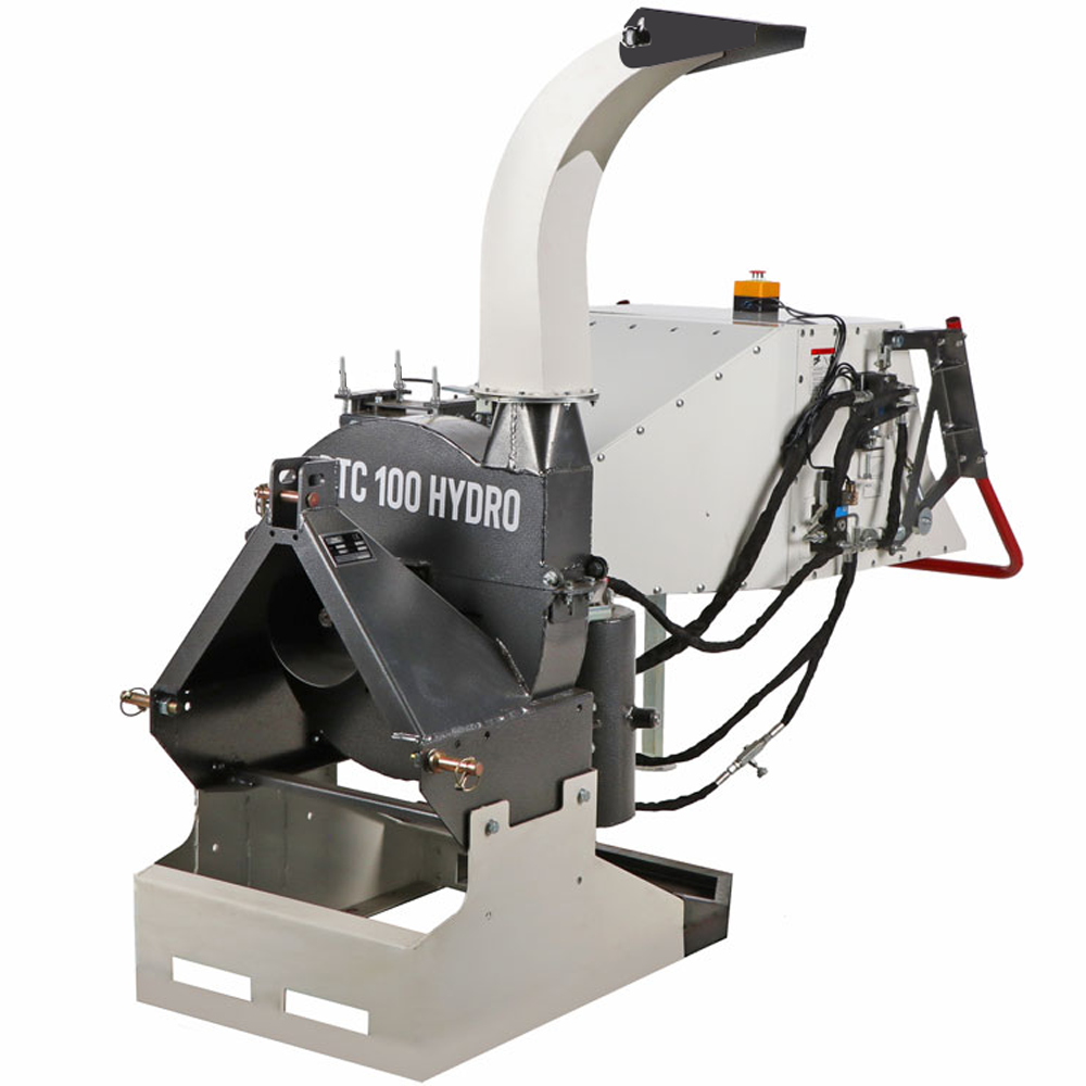 blackstone btc 100 hydro broyeur à tracteur avec rouleaux d'entraînement à commande hydraulique