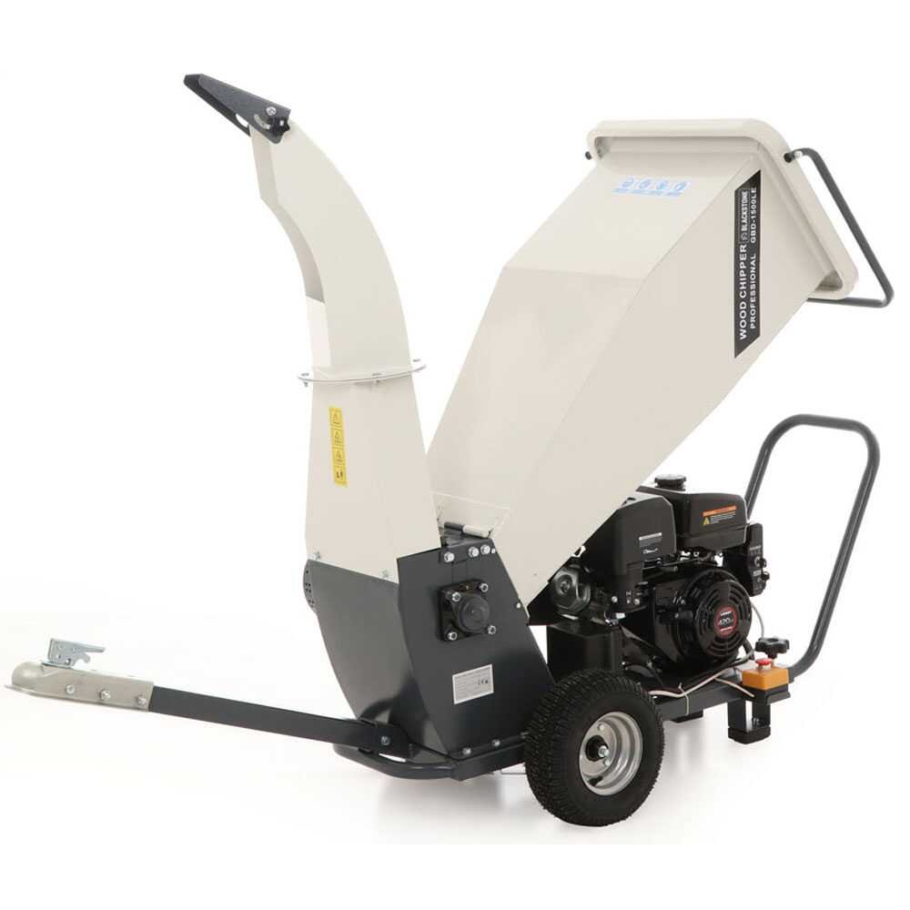 blackstone gbd 1500 le broyeur de branches thermique professionnel moteur loncin de 15 cv