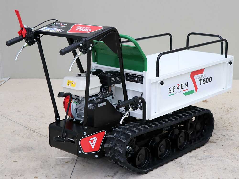 brouette à chenilles seven italy t500 gx benne extensible capacité 500 kg brouette à chenilles seven italy t500 gx benne extensible capacité 500 kg