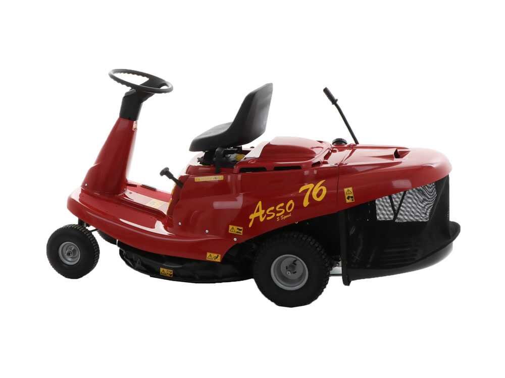 eurosystems asso 76 mini rider tondeuse rider autoportée boîte de vitesse manuelle largeur de coupe 76 cm eurosystems asso 76 mini rider tondeuse rider autoportée boîte de vitesse manuelle largeur de coupe 76 cm