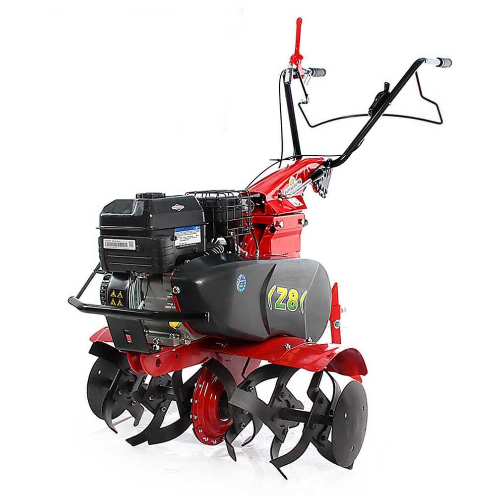 eurosystems z8 motobineuse à essence 7 cv moteur b&s série 950 ohv