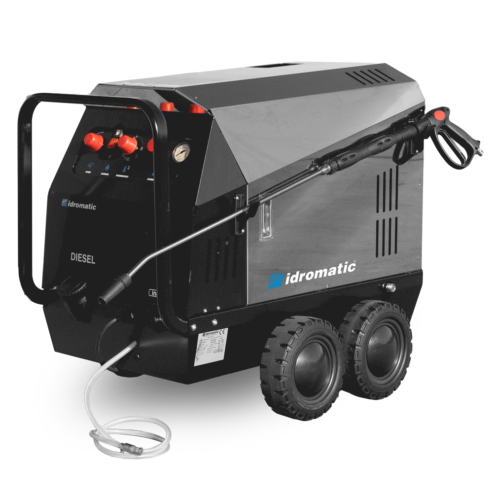 idromatic astra 200.15 nettoyeur haute pression eau chaude triphasé pompe en laiton