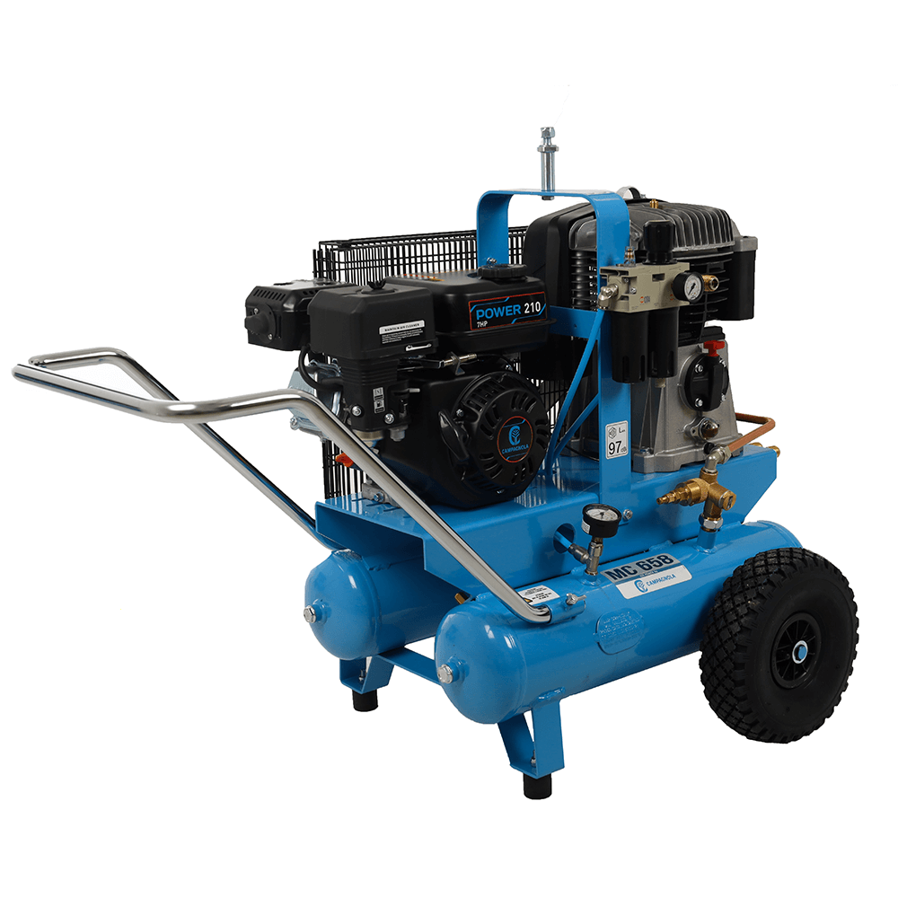motocompresseur thermique campagnola mc 658 moteur essence 7 cv
